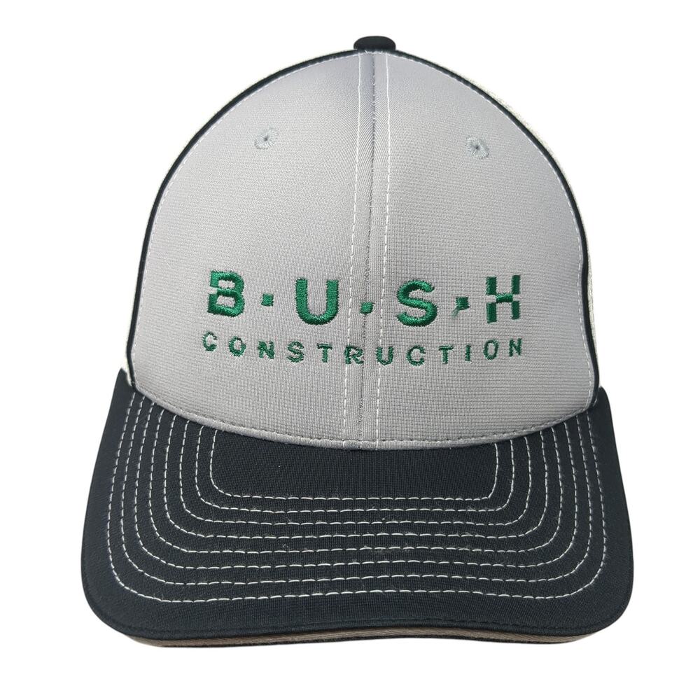 Bush Construction Fitted Baseball Cap Multicolor Medium Embroidered Richardson